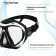 Diving mask Onlytop, black/white color