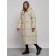 Coat insulated winter female, size 50, light-beige color