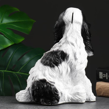Piggy bank "Russian spaniel" 15x20x26cm-2