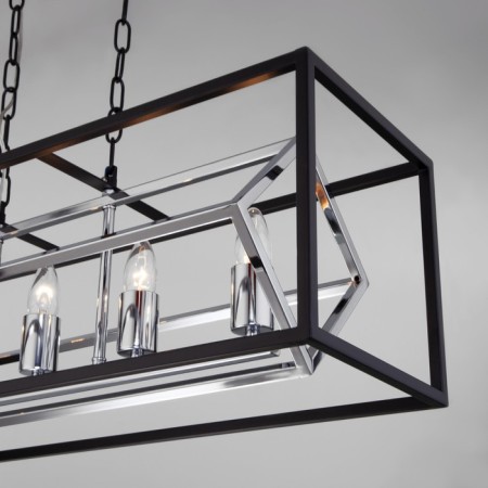 Suspended lamp in the Loft Crate, 60W, E27, 80x25 cm-1