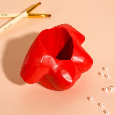 Interior subject "Bust" 6.5x11 cm red