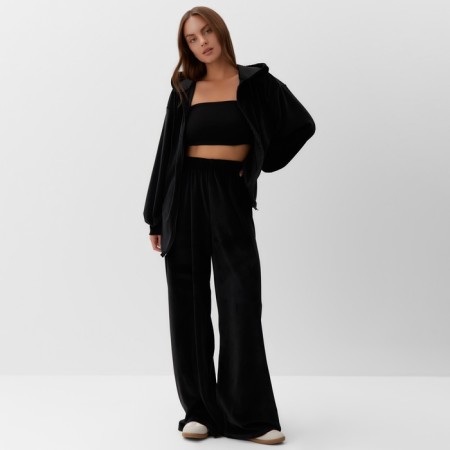 Women's costume (sweatshirt and trousers) KAFTAN PLUSHY p. 40-42, black-5