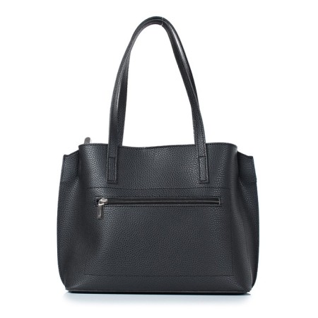 Female bag, artificial leather, 300x230x120 cm, black-2