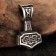 Slavic amulet "Hammer Torah", 13 g, 20x33 mm