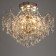 Chandelier 6x60W E27 +LED PDD Gold 56x56x47cm SVK