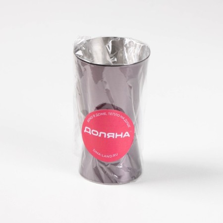 Dzhigger Dolyana Metallic, 15/30 ml, stainless steel, dark gray color-2