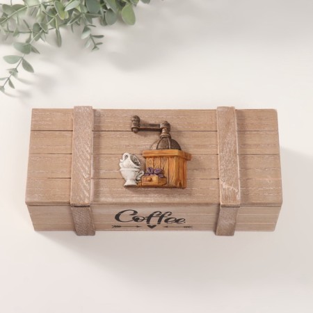 Casket tree with divisions "Coffee grinder" 10.5x24x7.5 cm-2