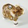 Polystone souvenir "White Elephant with a Popone from the Arab carpet" mix 7.8x7.5x3.2 cm