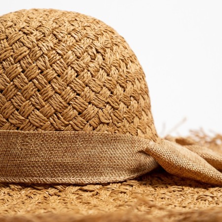 Women's hat Minaku "Summer Mood", size 56-58, brown color-2