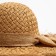 Women's hat Minaku "Summer Mood", size 56-58, brown color