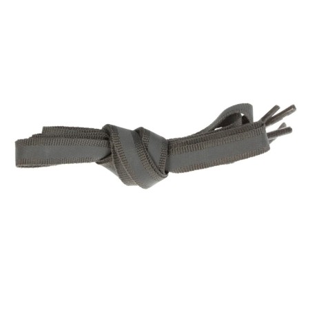 Shoe shoes, steam, flat, with a reflective strip, 10 mm, 70 cm, color gray color-4