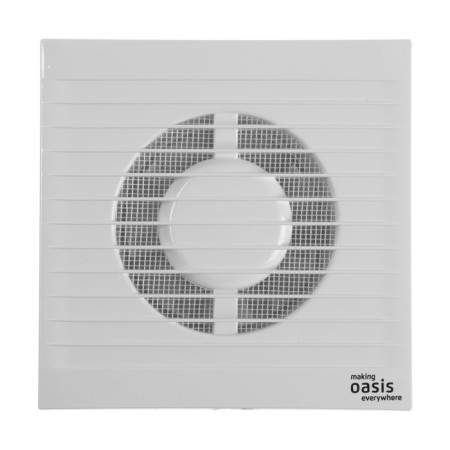 Exhaust Oasis Modern 100/90, D = 100 mm, 14 W, 35 dB, 90 m³/h, valve return