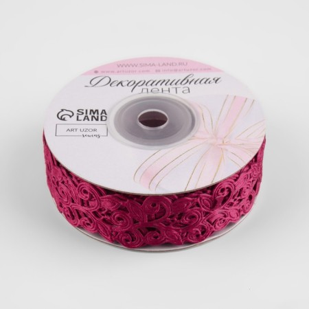 Figure tape "Blutter", 25 mm, 9 ± 0.5 m, cherry color-1