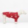 New Year's sweatshirt for animals "Gifts", Size S, Red (DS 25, OG 35 cm)