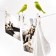 Quay Sparrow Country set, 4 pcs, green color