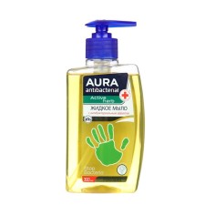 Aura liquid soap “for the whole family”, with an antibacterial effect, chamomile, 300 ml
