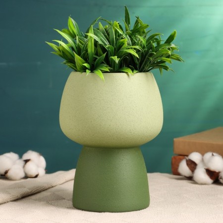 Kashpo - Vase "Mina" Green, 14x14x20cm-1
