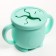 Slipper container, green color