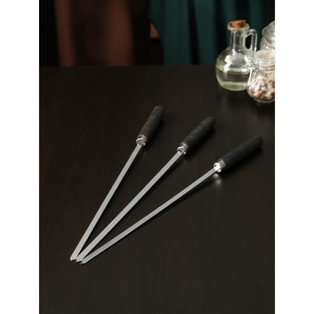 Gift set for the supply of barbecue: board - plate 30 × 24 × 5.5 cm, dough, sauce, birch-7