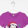 Children's T -shirt, purple color/penguin, height 134 cm
