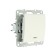 The 1-clavy switch with an indicator (mechanism), Stekker series Erna, PSW10-9101-01, White
