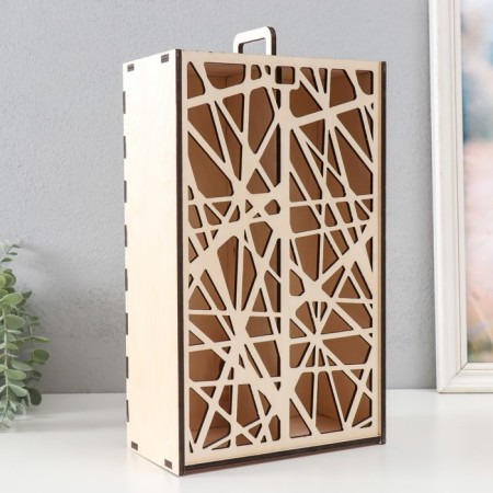 Board for painting, under the bottle double "Web" 21x11x38 cm, plywood 6mm-1