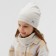 Children's cap KAFTAN with snood, rr 50-54, gray