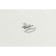 Constance salad bowl, decor "Silver ears, platinum layering", 25 cm