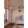 The floor lamp with the Butterburn, E27 1x25W shuttress