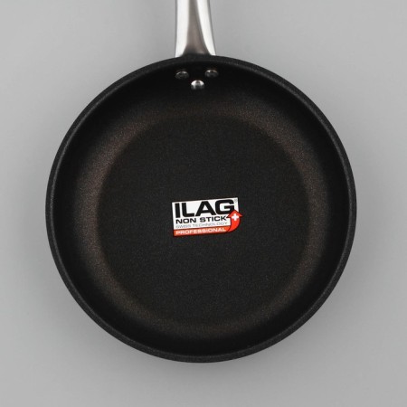 Frown of stainless steel luxstahl, d = 24 cm, h = 5 cm, triple bottom, anti -stick coating, induction-5