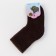 Baby socks from Mongolian wool, chocolate color, size 16-18 cm (4)