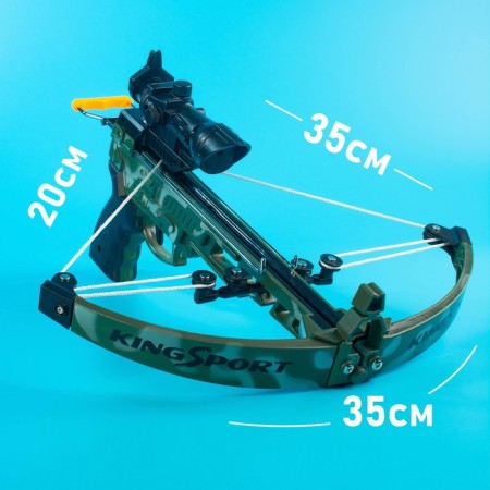 Camouflage crossbow, with a target-3