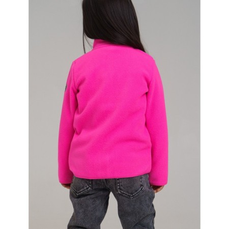 Fleet from a lightning fleece for a girl, height 104 cm, color fuchsia-9