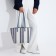 Zipper bag with lightning, blue/white color