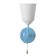 Sconces "Online" (Tsil.) 1x15W E27 Model: BR 02077 Blue 10.5x15x27cm
