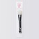 Silver masks brush, silicone, with a spatula, 14 (+/- 1) cm, silver/white color