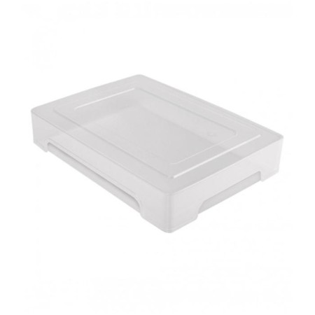 Container for documents A4, 245 x 330 x 63 mm, transparent, durable, roomy-3