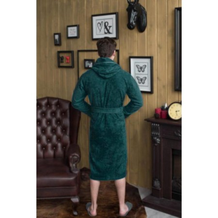 Terrious robe male, size 60, green color-1