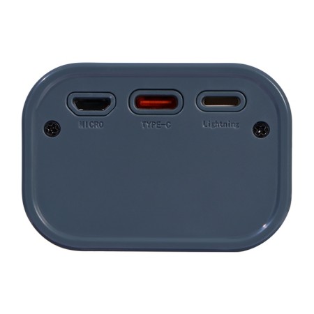 External battery CRR-29, 20,000 mAh, 2USB, 3A, display, fast charging, gray-6