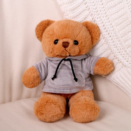 Soft toy "Bear" in a sweatshirt, 28 cm, color mix-4