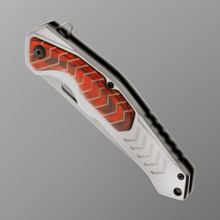 Folding "Predator" semi -automatic, wood lining, 22cm, blade 9.3cm-3