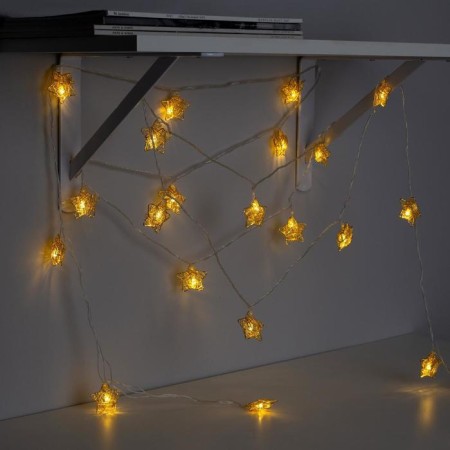 Garland “thread” 4 m with nozzles “Star Wire”, IP20, Transparent thread, 20 LED, glow warm white, 8 modes, 220 V-2