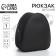 Baby backpack for a boy, 23x20.5 cm, lightning department, black color