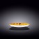 Round plate Wilmax England Scratch, D = 20.5 cm, yellow color