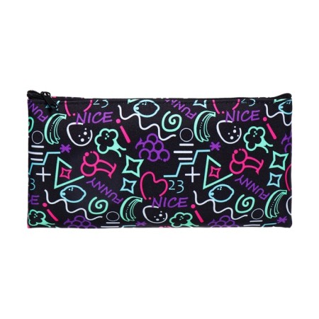 Penal soft, 1 department, 110 x 205 mm, flat, Hatber "Neon cocktail" Blue npk_63167-1