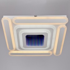 Economic chandelier with PDU 31505/50 1x192W LED 3000-6000K+1x13W 3000k white 50x50x7 cm