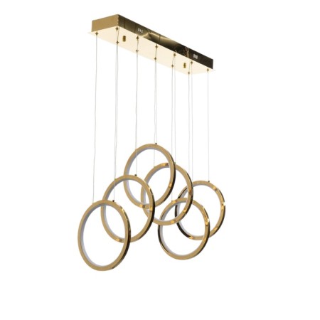 Lamp with DDD "Lorein" LED 60W 3000-6000k gold 55.5x25x25-125 cm