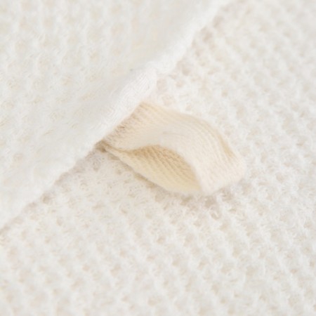 SL Home Linen towel white color 38x65cm, flax 29%, HL 71%, 215 g/m2-5