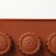 Condody shares form for chocolate, silicone, 20 × 11 × 1.5 cm, 15 cells (2.5 × 2.5 × 1.5 cm), brown color