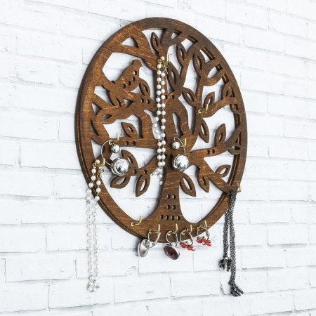 Ordered is a wall -mounted for jewelry "tree"-1